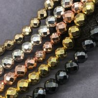 Hematitie Beads ลูกปัด มิลลิเมตรธรรมชาติหลวม Cube เหลี่ยมเพชรพลอยตัด Nugget หินแร่เหล็ก DIY 2-12mm