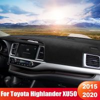 For Toyota Highlander XU50 Kluger 2015 2016 2017 2018 2019 2020 Car Dashboard Sun Shade Cover Anti-UV Non-Slip Pad Accessories