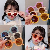 【hot sale】◕ D03 Fashion Children Sunglasses Solid Color Classic Cute Kids Round Frame Sun Glasses UV400 Protection Eyewear for 1-6 Year Olds Baby UV Goggles