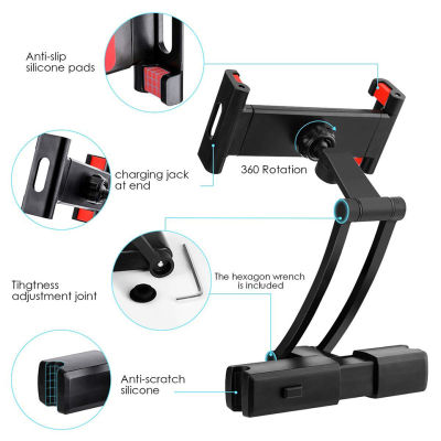 【cw】Tablet Car Holder Headrest Mount for Xiaomi Car Holder Back Seat 5.5-11 Tablet Phone Stand ！