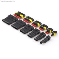 ﹍✵ 1/5/10Sets 1P 2P 3P 4P 5P 6Pins Way AMP 1.5 Super seal Waterproof Electrical automotive Wire Connector Plug for car Motorcycle