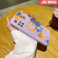 เคส JIUMOO สำหรับ Xiaomi Poco M4 Pro 5G Redmi Note 11 5G Note 11S Note 5G เคสการ์ตูนแฟชั่นหน้ายิ้มเคสโทรศัพท์ซิลิโคนดีไซน์ใหม่แบบขอบสี่เหลี่ยมคลุมทั้งหมดกันกระแทกป้องกันเลนส์กล้องเคสนิ่ม