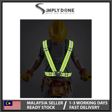 READY STOCK Adjustable Safety Visibility Reflective Vest/Safety Reflective  Belt