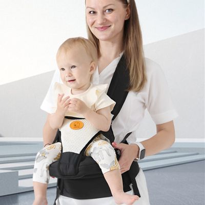 Foldable Baby Carrier Waist Stool With Storage Bag Kangaroo Shoulder Swaddle Sling Infant Kid Wrap Ergonomic Backpack Hipseat