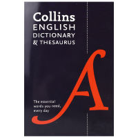 Collins English Dictionary &amp; Thesaurus Collins English Dictionary imported original genuine dictionary Dictionary Pocket Mini Pocket Dictionary full English Collins English Dictionary