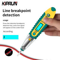 KIPRUN Digital Test Pencil Tester Electrical Voltage Detector Pen LCD Display Screwdriver AC/DC 12-250V for Electrician Tools
