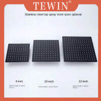 TEWIN หัวฝักบัวโครเมียมสแตนเลสสตีล6-12 "เพดานฝน/ติดผนังห้องน้ำอุปกรณ์อาบน้ำ