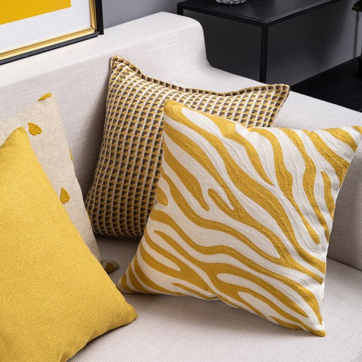 nordic-square-decorative-sofa-cushion-cover-45x45cm-back-throw-pillow-case-cover-chair-car-bed-geometric-yellow-zebra-pattern