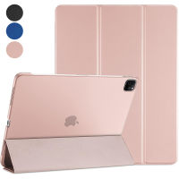 สำหรับ iPad Pro เคส12.9 2022/2021/2020/2018เคสฝาหลังเนื้อแข็งแบบตั้งได้แบบบางสำหรับ iPad Pro ปกหนังพับอัจฉริยะ12.9นิ้วรุ่น6th 2022/ 5th Gen 2021/ 4th Gen 2020/ 3rd Gen 2018