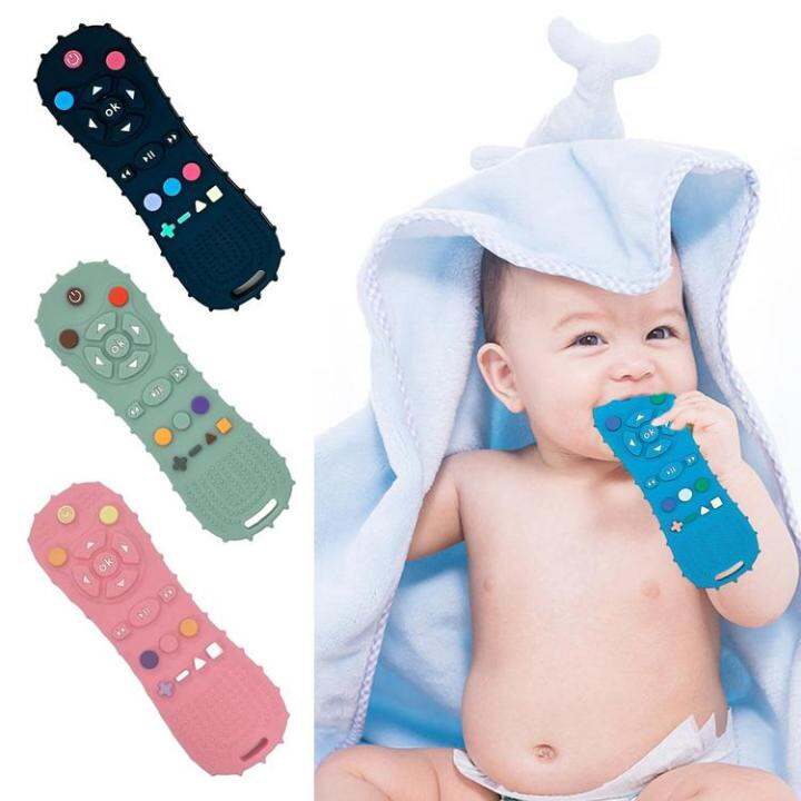 teething-remote-safe-remote-control-shaped-hand-teething-toys-easy-to-clean-hand-teethers-chew-toys-silicone-teething-toys-for-kids-opportune