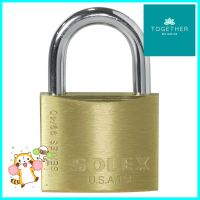 กุญแจสปริง SOLEX SL99 40 40 MM สีทองเหลืองPADLOCK SOLEX SL99 40MM BRASS **คุ้มที่สุดแล้วจ้า**