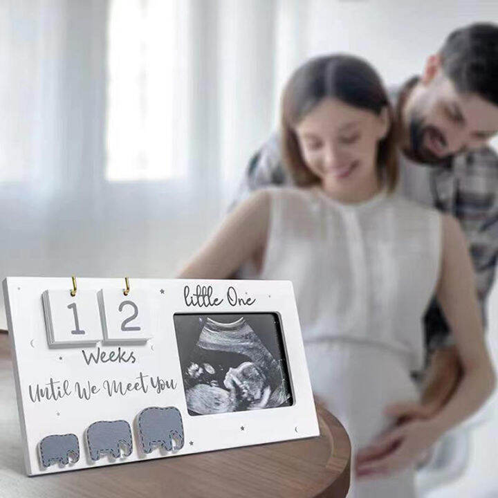 Baby Sonogram Picture Frame Ultrasound Photo Frame Wooden Baby ...