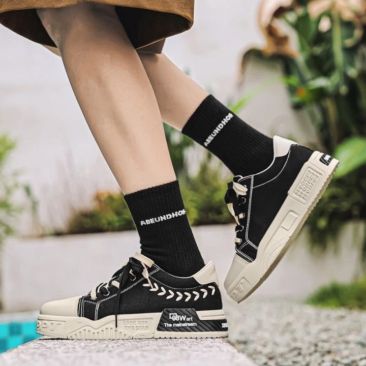 autumn-mens-shoes-2023-new-trendy-all-match-low-cut-canvas-shoes-small-crowd-original-junior-high-school-students-sports-casual-trendy-shoes