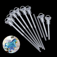 △▬☃ 10pcs Mini Foil Balloons Holder Stick PVC Balloon Rods With Cup Wedding Kids Birthday Party Bobo Ballon Accessories Baby Shower