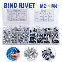 M4ตาบอด Rivets,อลูมิเนียมเปิด Rivet รัด,หัวโดมตาบอด Rivets,โลดโผนปืนชิ้นส่วน100500ชิ้น