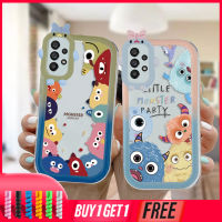 เคส Samsung A03S A50 A32 A13 A23 A22 M22 M32 A04S M23 F23 A52 A12 A03 A51 A02S A20 A50S A30S A52S A30 M12 A125 A13 Life F12 M10S M40S A515F M02S A025 F02S Monster Paradise Little Monster นิ่มสำหรับเลนส์เคส TPU