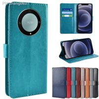 Card Slot Wallet Flip Phone Case on Honor Magic5 Lite 5G Coque Honor Magic 5 Lite 5G Cover on Honor Magic5 Lite Soft TPU cover