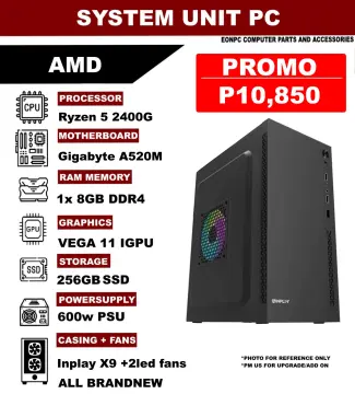 Memory PC système complet Gaming, AMD Ryzen 5 3600 6x 3.6GHz, 16GB DDR4, 4GB GeForce GTX 1050 Ti, 240GB M.2 SSD