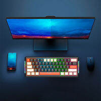 61 Keys echanical KeyboardFull Key Hot Swap 3-modes Bluetooth 2.4G USB wired Gaming Keyboard RGB Backlight Computer Accessories