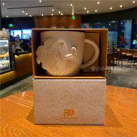 2022 Starbuck ใหม่ถ้วย50th ครบรอบนูนเทพธิดาแก้วเมอร์เมดถ้วยเซรามิกถ้วยกาแฟกล่องของขวัญ