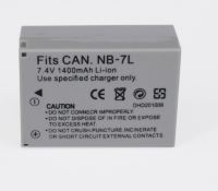 แบตกล้อง CANON NB-7L  For Canon PowerShot G10 G11 G12 SX30 SX30IS Camera Batteries