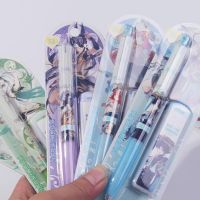 【 Lele Pencil】 Scaramouche การกระแทกของ Genshin Nahida 0.5มม. น่ารักกดดินสอกดอัตโนมัติของขวัญโรงเรียนนักเรียนอุปกรณ์สำนักงานพร้อมเติม