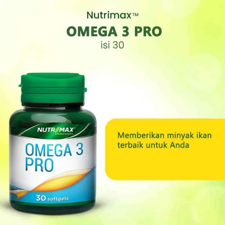 SEHATSTORE - NUTRIMAX OMEGA 3 PRO ISI 30 DAN 60 SOFTGEL | Lazada Indonesia