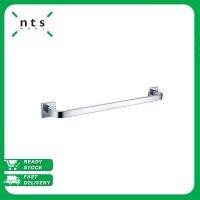 NTS Single Towel Bar ราวและที่แขวนผ้าขนหนู ขนาด 24 นิ้ว ขอบมุมโค้งมน  ราวแขวนสแตนเลส Crux Series รุ่น BH-CRM01