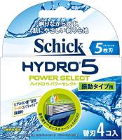 เก๋ SCHICK 5ใบมีดไฮโดร5 Power เลือกใบมีดเปลี่ยน (4ชิ้น)