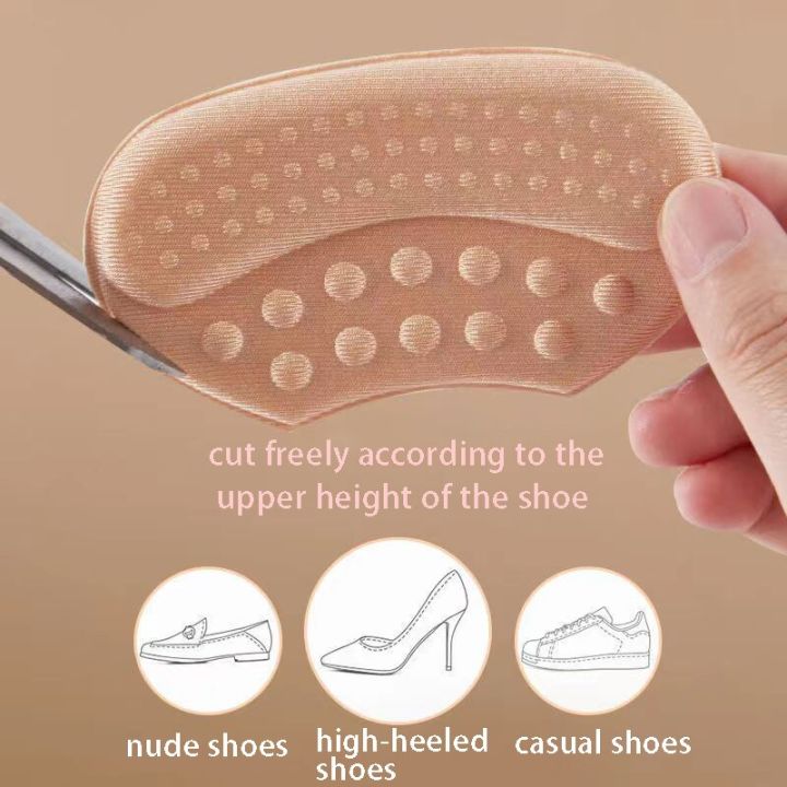 1-pair-heel-protector-insoles-for-women-shoes-high-heels-liners-comfortable-non-slip-massage-stickers-shoe-adjust-size-foot-pads-shoes-accessories