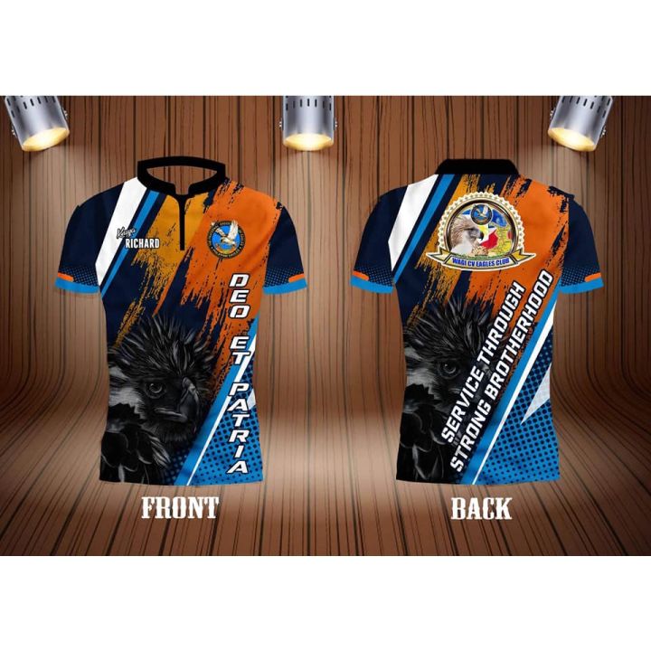 {XZX180305} NEW Eagles Polo Shirt for Men Women Kuya 2023 Full ...
