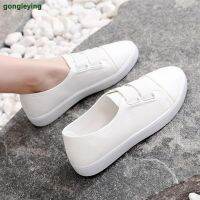 COD DSFGREYTRUYTU Summer Autumn Breathable White Shoes Womens 2022 New Style All-Match One-Step Lazy Canvas Pregnant Women Nurses