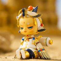 【LZ】♙  Caixa cega brinquedos meow lingling-egípcio meng deus seriesanime figura boneca caixa de mistério kawaii história complexo em torno da mente presente