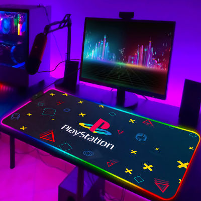 Mouse Pad Led Desk Mat Computer Gaming Keyboard Big Mousepepad PS4 Mousepad Gamer Desk Mouse Mats Xxl Pc Gamer Full Rugs Deskmat