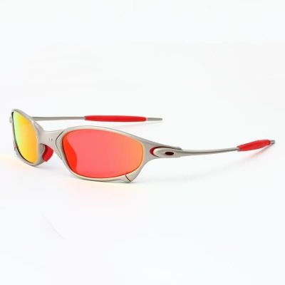 แว่นตาขี่โลหะแว่นกันแดดใส่ตกปลา UV400แว่นตากันแดดขี่จักรยานโพลาไรซ์ชาย MTB B2-1