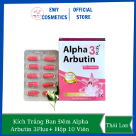 [HCM]Viên kích trắng da body ban đêm Alpha Arbutin Collagen 3X Thái Lan - Hộp 1 vĩ 10 viên thumbnail