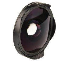 อะแดปเตอร์เลนส์ตาปลาพิเศษ37MM/43MM,อะแดปเตอร์เลนส์มุมกว้างตาปลา HD พร้อมฮู้ดสำหรับกล้องวิดีโอกล้องวิดีโอเท่านั้น