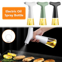 240ML USB Charging Electric Oil Spray Bottle Two Spray Models Kitchen Oil Bottle Dispenser Storage Cooking Barbecue Grilling