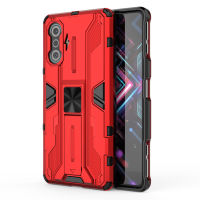 Xiaomi Redmi K40 Gaming Case , RUILEAN Slim Lightweight Double Layer Rugged Shockproof and Dropproof Bracket Protective Case Cover for Xiaomi Redmi K40 Gaming