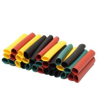 328Pcs 8 Sizes Multi Color Assortment Ratio 2:1 Heat Shrink Tubing Tube Sleeving For Wrap Wire 5 Colors Wrap Wire Kit Electrical Circuitry Parts