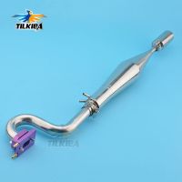 In Acciaio Inox Tubo Di Scarico Tubo Di Accessori ต่อ26/29/30/32Cc Zenoah Motore Barca Del RC