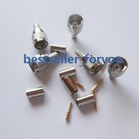 Mini-UHF Male Plug Crimps Connector For RG58/U RG142 LMR195 Cable Motorola Antenna