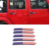 【CW】 Door Grab HnadleCover Trim Decal Strip forWrangler JK 2011 2017 2/4 Doors Car Exterior Accessories ABS