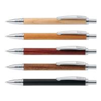 Online Pen Germany ปากกา ปากกาลูกลื่น Ballpen Mini Wood 5 สี คละสีสีละ 1 ด้าม