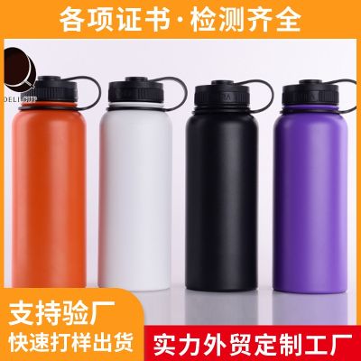 ✣☊  European and best-selling thermal insulation double-layer straight cup large-capacity automotive stainless steel foreign trade cross-border sliding customization