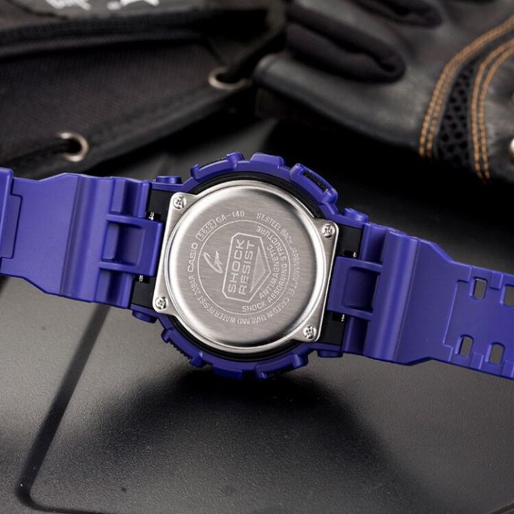 สินค้าขายดี-คาสิโอ-นาฬิกาข้อมือผู้ชาย-g-shock-รุ่น-ga-140-6a-นาฬิกากีฬา-นาฬิกา-นาฬิกาข้อมือ-รับประกัน1ปี