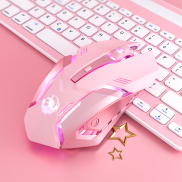 Wireless Cute Girl pink Online Mouse Silent E