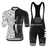 ﹍۩ [NEW STYLE] Cycling Jersey Set Bicycle Clothing MTB Mens Bib Short Maillot Outdoor Sportwear Suit Bike Clothes