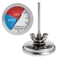 550F BBQ Thermo meter Gauge Barbecue Grill Wood Smoker Charcoal Heat Indicator