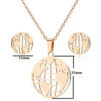 Hfarich Fashion Beach Volleyball Pendant Necklace Women Hollow Ball Stainless Steel Circle Jewelry Students Graduation Gift